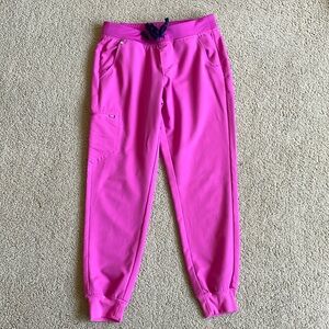 Electric Orchid size medium Figs Zamora Joggers.